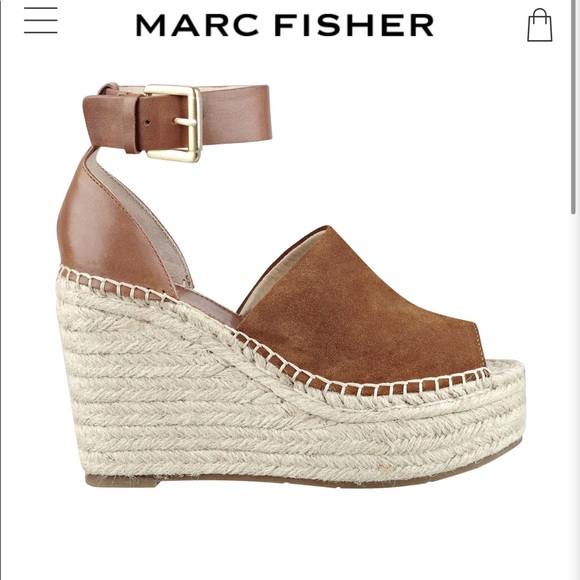 Marc Fisher ADALYN ESPADRILLE WEDGE SANDAL - Picture 2 of 7